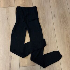 Bloch Classic Black Women’s fold over warmup top and bottom for ballet 🩰